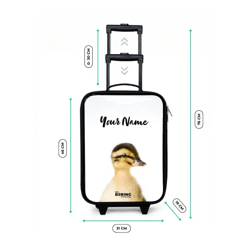 Daisy Duck Kinderkoffer - Zwart klein -productfoto_formaten