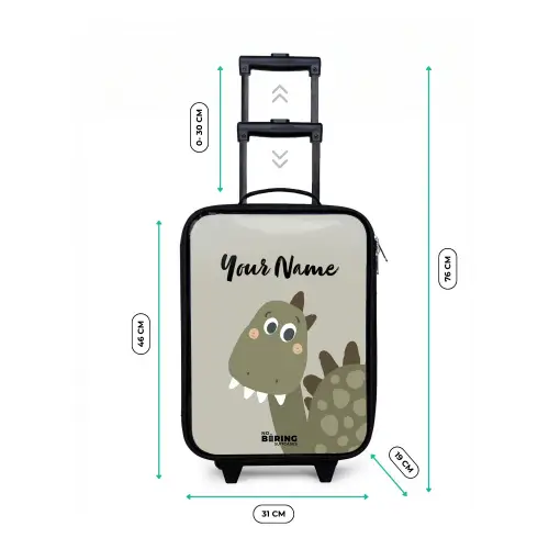 Danny dino Kinderkoffer - Zwart klein -productfoto_formaten