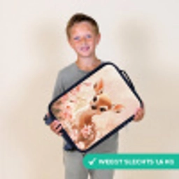 Hertje - Ogen - Stippen - Bloemen Kinderkoffer - Zwart klein -sfeer4_NL