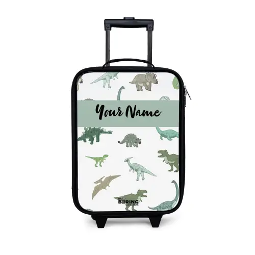 Dino Dynastie Kinderkoffer - Zwart klein -3d