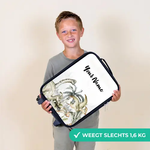Dino Jungle Kinderkoffer - Zwart klein -sfeer4_NL