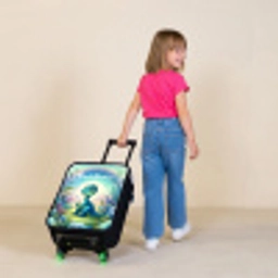 Django Dino Kinderkoffer - Zwart klein -sfeer1