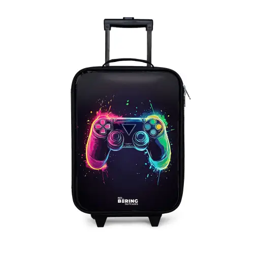 Game - Controller - Kleurrijk Kinderkoffer - Zwart klein -3d