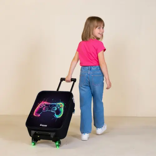 Game - Controller - Kleurrijk Kinderkoffer - Zwart klein -sfeer1