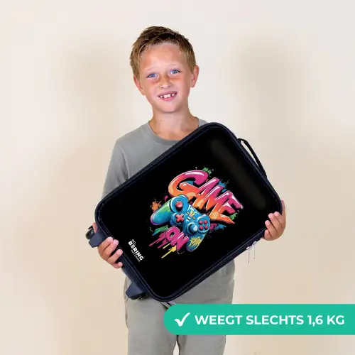 Game - Controller - Graffiti - Neon Kinderkoffer - Zwart klein -sfeer4_NL
