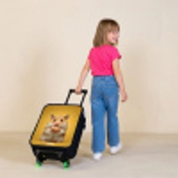 Hamster - Walnoot - Dier Kinderkoffer - Zwart klein -sfeer1