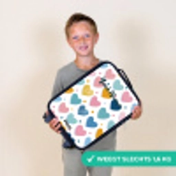 Hartenpatroon Kinderkoffer - Zwart klein -sfeer4_NL