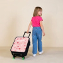 Hartjes Kinderkoffer - Zwart klein -sfeer1