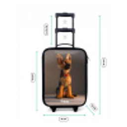 Hidde herder Kinderkoffer - Zwart klein -productfoto_formaten