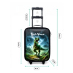 Junglosaurus Kinderkoffer - Zwart klein -productfoto_formaten