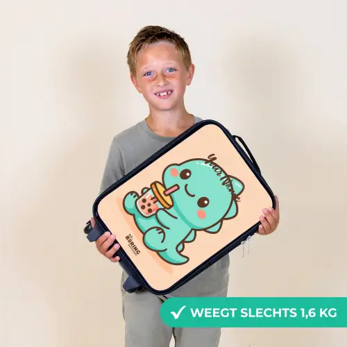Kawai - Dino - Bubbletea Kinderkoffer - Zwart klein -sfeer4_NL