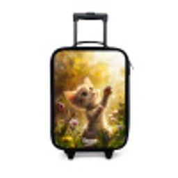 Koosje kitten Kinderkoffer - Zwart klein -3d
