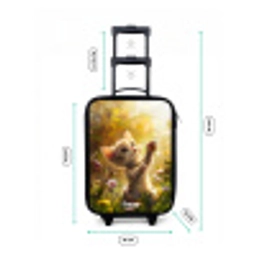 Koosje kitten Kinderkoffer - Zwart klein -productfoto_formaten