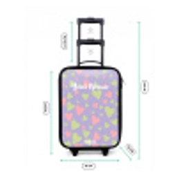 Lovely lila Kinderkoffer - Zwart klein -productfoto_formaten