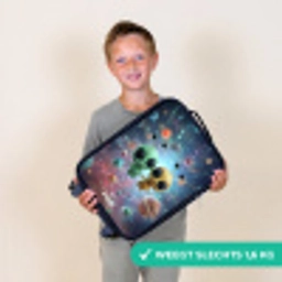 Vrolijke buitenaardse vrienden Kinderkoffer - Zwart klein -sfeer4_NL