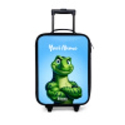 Spierbundelsaurus Kinderkoffer - Zwart klein -3d