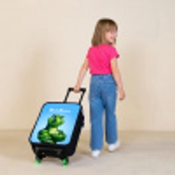 Spierbundelsaurus Kinderkoffer - Zwart klein -sfeer1