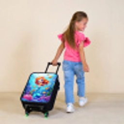 Olivia onderwater Kinderkoffer - Zwart klein -sfeer1