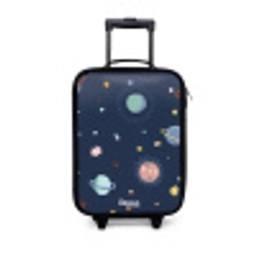 Patroon  van planeten Kinderkoffer - Zwart klein -3d