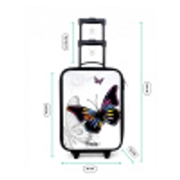 Petal papillon Kinderkoffer - Zwart klein -productfoto_formaten