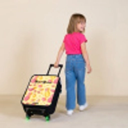 Pina colada Kinderkoffer - Zwart klein -sfeer1