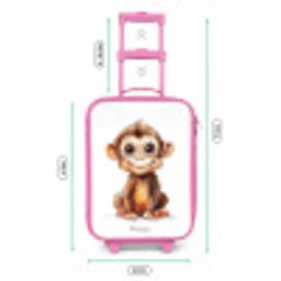 Baby aap Kinderkoffer - Roze klein -productfoto_formaten