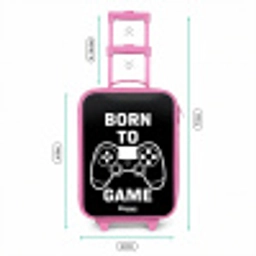 Born to game met controller Kinderkoffer - Roze klein -productfoto_formaten