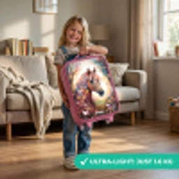 Vlindermerrie Kinderkoffer - Roze klein -sfeer2_EN