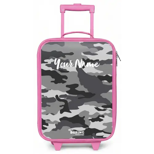 Camogrijs Kinderkoffer - Roze klein -zz3dotto