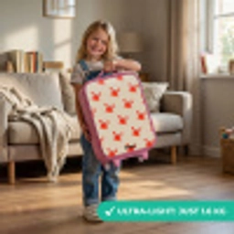 Krabbenkwestie Kinderkoffer - Roze klein -sfeer2_EN