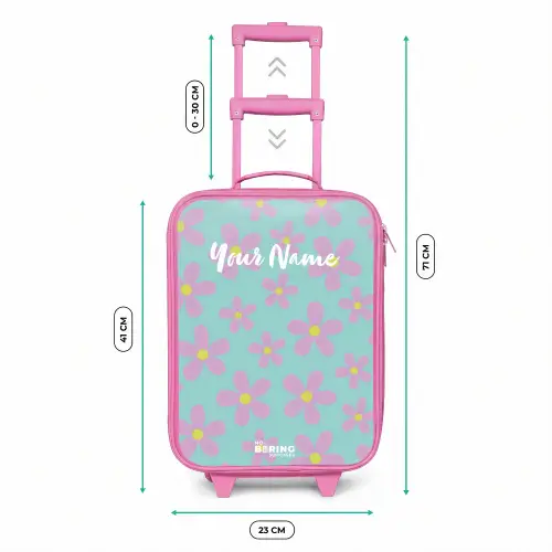 Madeliefjesmania mint Kinderkoffer - Roze klein -productfoto_formaten
