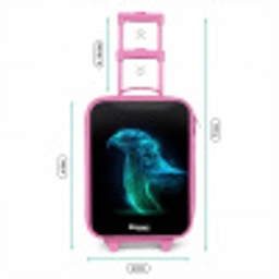 Digitale adelaar in profiel Kinderkoffer - Roze klein -productfoto_formaten