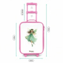 Zwevende groene elf Kinderkoffer - Roze klein -productfoto_formaten