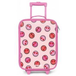 Hartje - Smiley - Patroon Kinderkoffer - Roze klein -zz3dotto