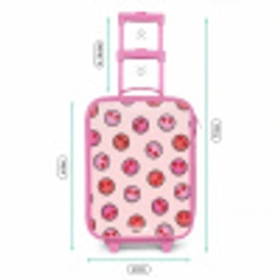 Hartje - Smiley - Patroon Kinderkoffer - Roze klein -productfoto_formaten