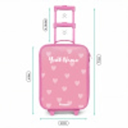 Hartjesritme Kinderkoffer - Roze klein -productfoto_formaten