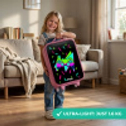 Neon controller op zwart Kinderkoffer - Roze klein -sfeer2_EN
