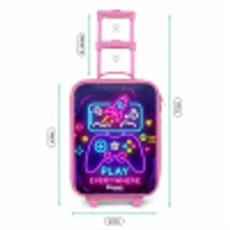 Neonbord met controller Kinderkoffer - Roze klein -productfoto_formaten