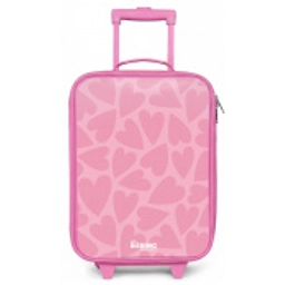 Roze hartjes patroon Kinderkoffer - Roze klein -zz3dotto