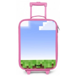 Pixel wereld Kinderkoffer - Roze klein -zz3dotto