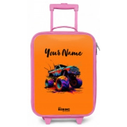 Rainbow Wheels Kinderkoffer - Roze klein -zz3dotto