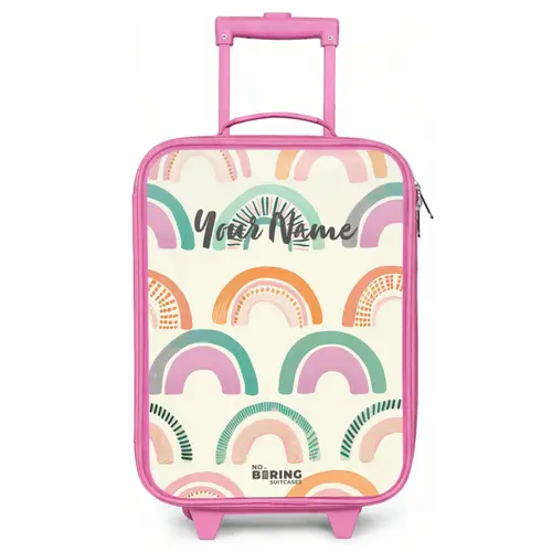 Regenbogen Kinderkoffer - Roze klein -zz3dotto
