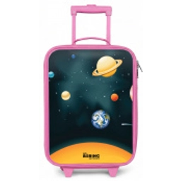 Ruimte met planeten Kinderkoffer - Roze klein -zz3dotto