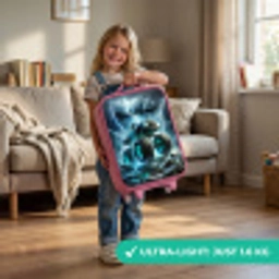 Thunder Wheels Kinderkoffer - Roze klein -sfeer2_EN