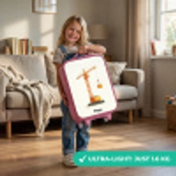 Torenkraan - Getekend - Oranje Kinderkoffer - Roze klein -sfeer2_EN