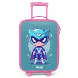 Turquoise tornado Kinderkoffer - Roze klein -zz3dotto