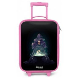 Heks - Ketel - Tover Kinderkoffer - Roze klein -zz3dotto