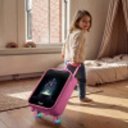 Heks - Ketel - Tover Kinderkoffer - Roze klein -sfeer1