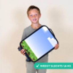 Pixel wereld Kinderkoffer - Zwart klein -sfeer4_NL