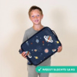 Planeten in de hemel Kinderkoffer - Zwart klein -sfeer4_NL